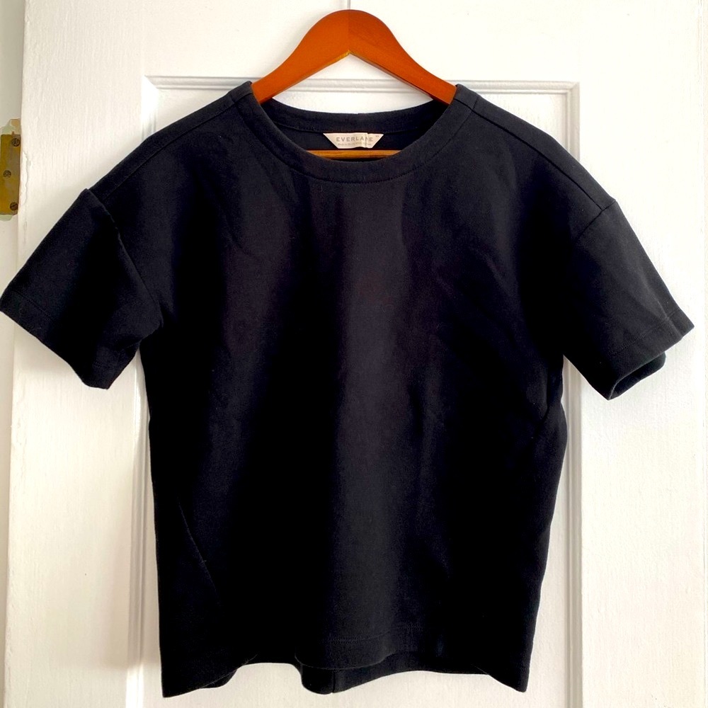 Everlane Black Square Top